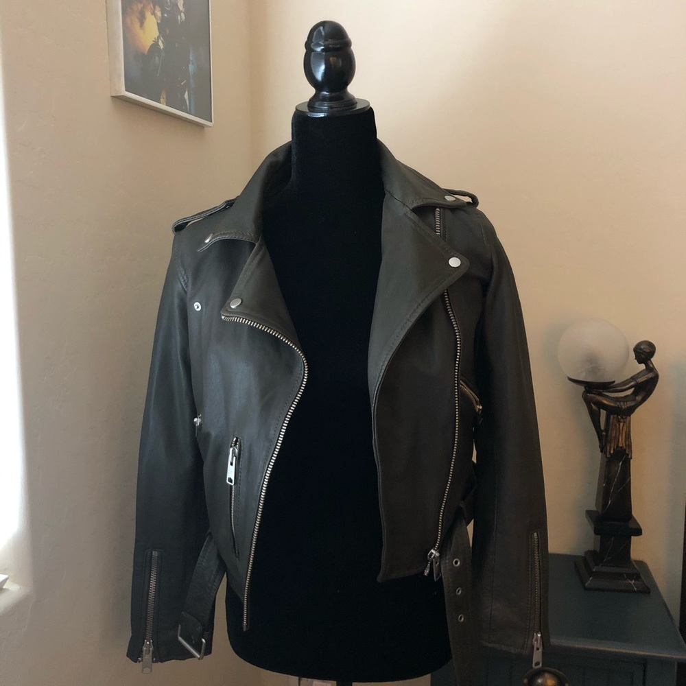All Saints Balfern Biker Jacket NWOT *SE*